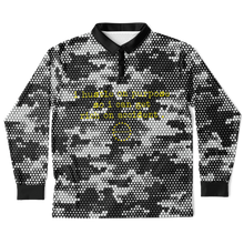 Load image into Gallery viewer, Hustle On Purpose (LongSleeve Polo Shirt) Digital Camo/Yellow