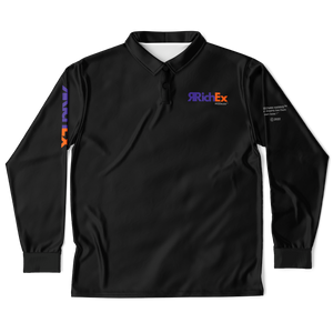 RRichEx (LongSleeve Polo Shirt) Black