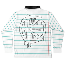 Load image into Gallery viewer, TO DO LIST/REMINDER (LongSleeve Polo Shirt) Notebook Paper