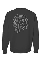 Load image into Gallery viewer, iKGDeuce™ x 17Jeans® HATE (Crewneck Sweatshirt) Bl