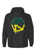 Load image into Gallery viewer, Way (Zip-Up Windbreaker Hoodie) Black