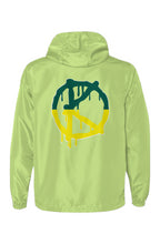 Load image into Gallery viewer, Way (Zip-Up Windbreaker Hoodie) Safety Yellow