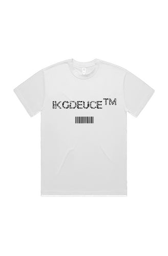 QR Code/Barcode (T-Shirt) White