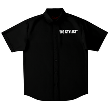 Load image into Gallery viewer, "NO STYLIST" (Button-Up Shirt) Black