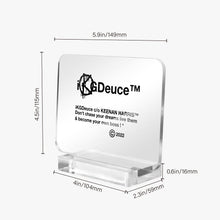 Load image into Gallery viewer, Rectangle (Acrylic Plaque with Stands)