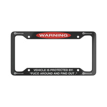 Load image into Gallery viewer, WARNING (License Plate Frame)