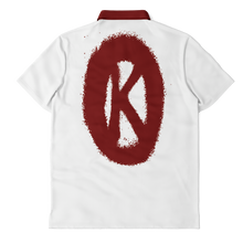 Load image into Gallery viewer, ENERGŸ (Polo Shirt) White/Red