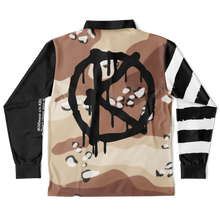 Load image into Gallery viewer, WTF (LongSleeve Polo Shirt) Desert Camo/Black/White