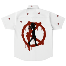 Load image into Gallery viewer, THOTS CUM FIRST (Button-Up Shirt) White