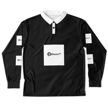 Load image into Gallery viewer, Block (LongSleeve Polo Shirt) Black/White