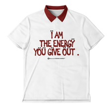 Load image into Gallery viewer, ENERGŸ (Polo Shirt) White/Red