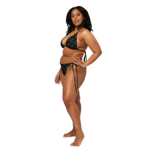 Load image into Gallery viewer, Women's Off The Grid (String Bikini) Black