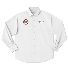 Load image into Gallery viewer, "HOOD FASHION" (LongSleeve Button-Up Shirt) White