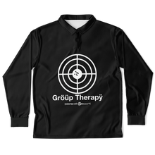 Load image into Gallery viewer, Gröüp Therapÿ (Long Sleeve Polo Shirt) Black