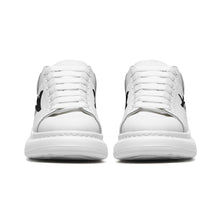 Load image into Gallery viewer, Low-Top (Oversized Leather Sneakers) White
