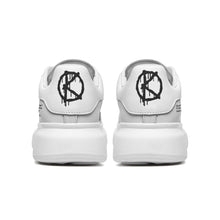 Load image into Gallery viewer, Low-Top (Oversized Leather Sneakers) White
