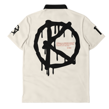 Load image into Gallery viewer, iKGDeuce™ x (s3v3n)t33n®️ x AUNTWRLDWIDE "ACADEMY" (Polo Shirt) Off-White