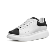 Load image into Gallery viewer, Low-Top (Oversized Leather Sneakers) Black/White