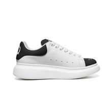 Load image into Gallery viewer, Low-Top (Oversized Leather Sneakers) Black/White