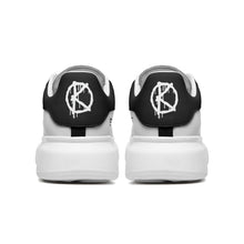 Load image into Gallery viewer, Low-Top (Oversized Leather Sneakers) Black/White