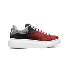 Load image into Gallery viewer, Low-Top (Oversized Leather Sneakers) Red/Black/Grey
