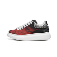 Load image into Gallery viewer, Low-Top (Oversized Leather Sneakers) Red/Black/Grey
