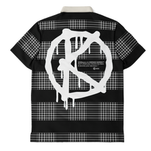 Load image into Gallery viewer, Never Sleep Broke (Polo Shirt) Black/Grey/Off-White