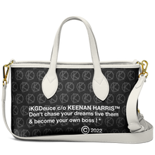 Load image into Gallery viewer, Off The Grid (Leather Tote Bag) Black