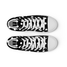 Load image into Gallery viewer, Polka Dotted (High-Top Canvas Shoes) Black