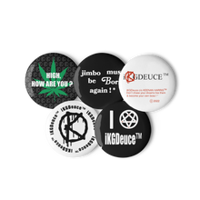 Load image into Gallery viewer, Set of 5 (Pin Buttons)