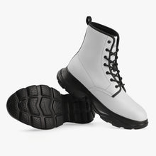 Load image into Gallery viewer, Abstract Chunky Boots (White)