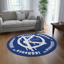 Load image into Gallery viewer, Staple (Round Rug) Blue
