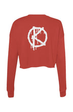 Load image into Gallery viewer, Women's Logo In Name (Crop Top - Crewneck Sweatshi