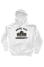 Load image into Gallery viewer, DROP OUT UNIVERSITY (Hoodie) White