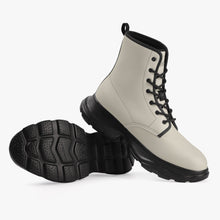 Load image into Gallery viewer, Abstract Chunky Boots (Off-White)