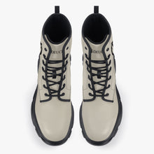 Load image into Gallery viewer, Abstract Chunky Boots (Off-White)