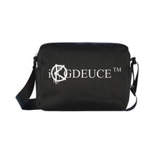 Load image into Gallery viewer, Logo In Name (Crossbody Mini-Messenger Nylon Bag) Black