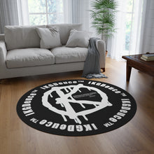 Load image into Gallery viewer, Staple (Round Rug) Black
