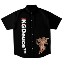 Load image into Gallery viewer, Angel (Button-Up Shirt) Black
