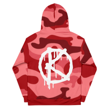Load image into Gallery viewer, (Red) Camo Hoodie