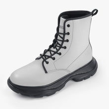 Load image into Gallery viewer, Abstract Chunky Boots (White)