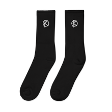 Load image into Gallery viewer, Logo Embroidered (Crew Socks) White