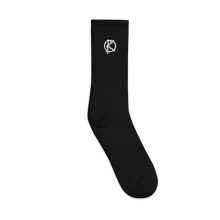 Load image into Gallery viewer, Logo Embroidered (Crew Socks) White