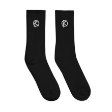 Load image into Gallery viewer, Logo Embroidered (Crew Socks) White