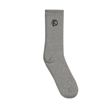Load image into Gallery viewer, Logo Embroidered (Crew Socks) Black
