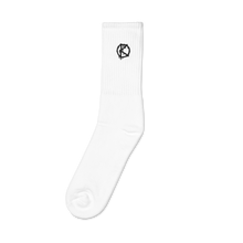 Load image into Gallery viewer, Logo Embroidered (Crew Socks) Black