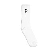 Load image into Gallery viewer, Logo Embroidered (Crew Socks) Black