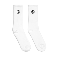 Load image into Gallery viewer, Logo Embroidered (Crew Socks) Black