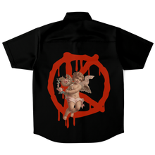 Load image into Gallery viewer, Angel (Button-Up Shirt) Black
