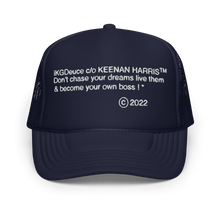 Load image into Gallery viewer, Embroidered Statement (Trucker Hat)